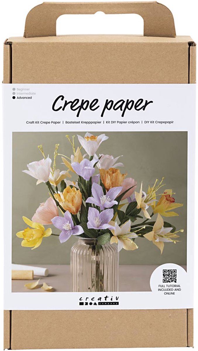 Creativ Company Hobbyset Creappapier Blumen machen