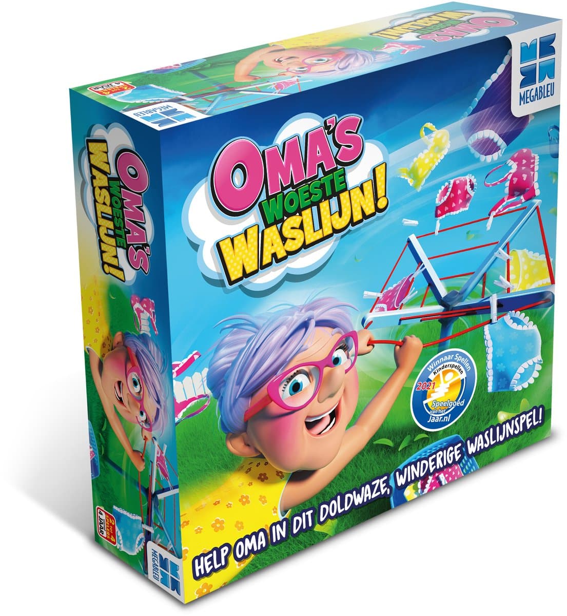 Brandunit Megableu Omas wildes Wäscheleinen-Actionspiel