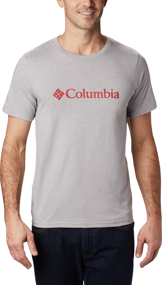 Columbia CSC Basic Logo™ Kurzarm-T-Shirt – Herren-Shirt – Kurzarm-T-Shirt – Grau – Größe S