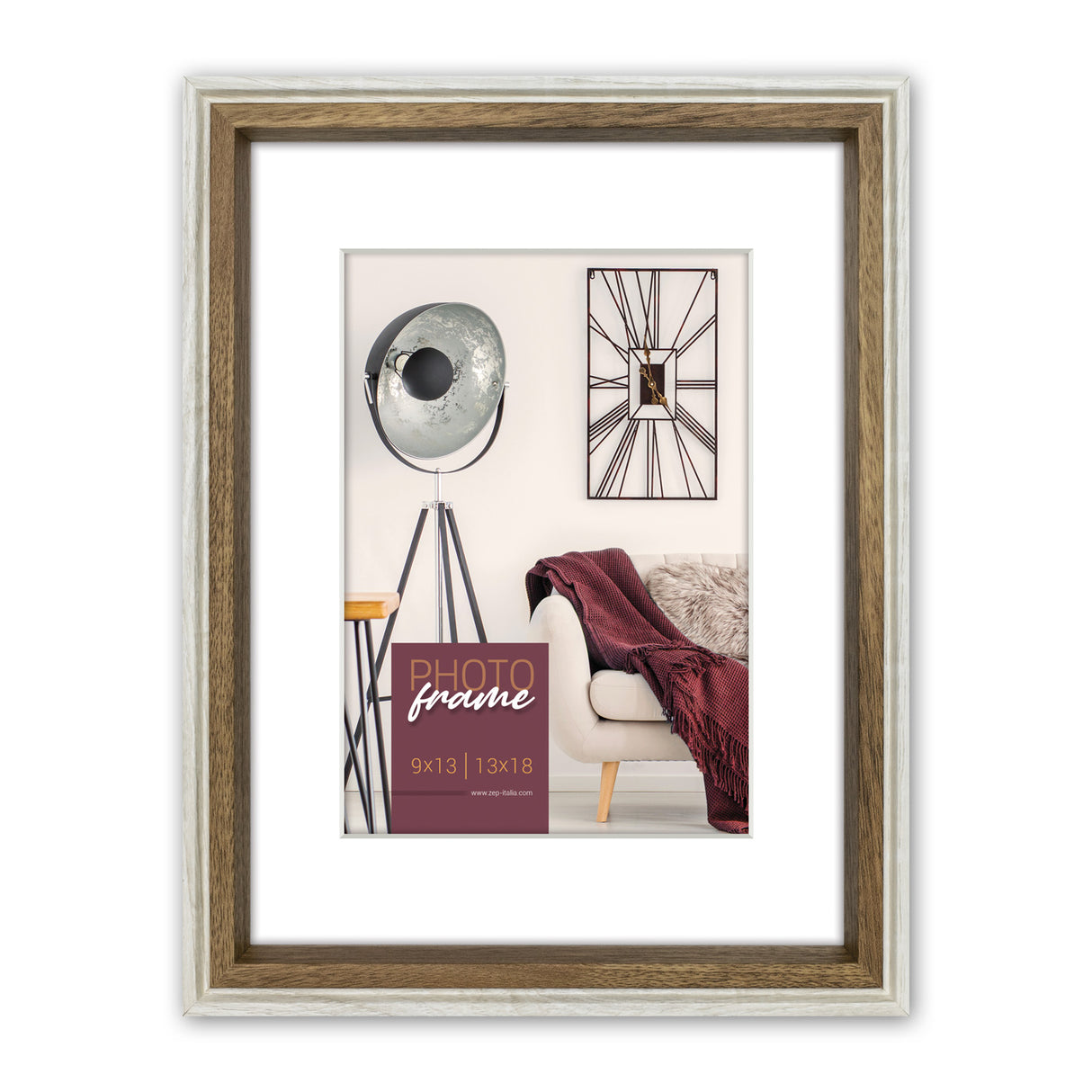 ZEP Fotorahmen DN957B Palmi Brown 9x13 13x18 cm