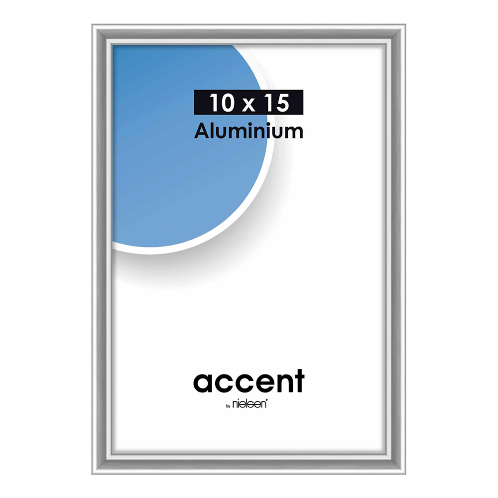 Nielsen Design Nielsen Fotorahmen 51223 Akzent glänzend silber 10x15 cm