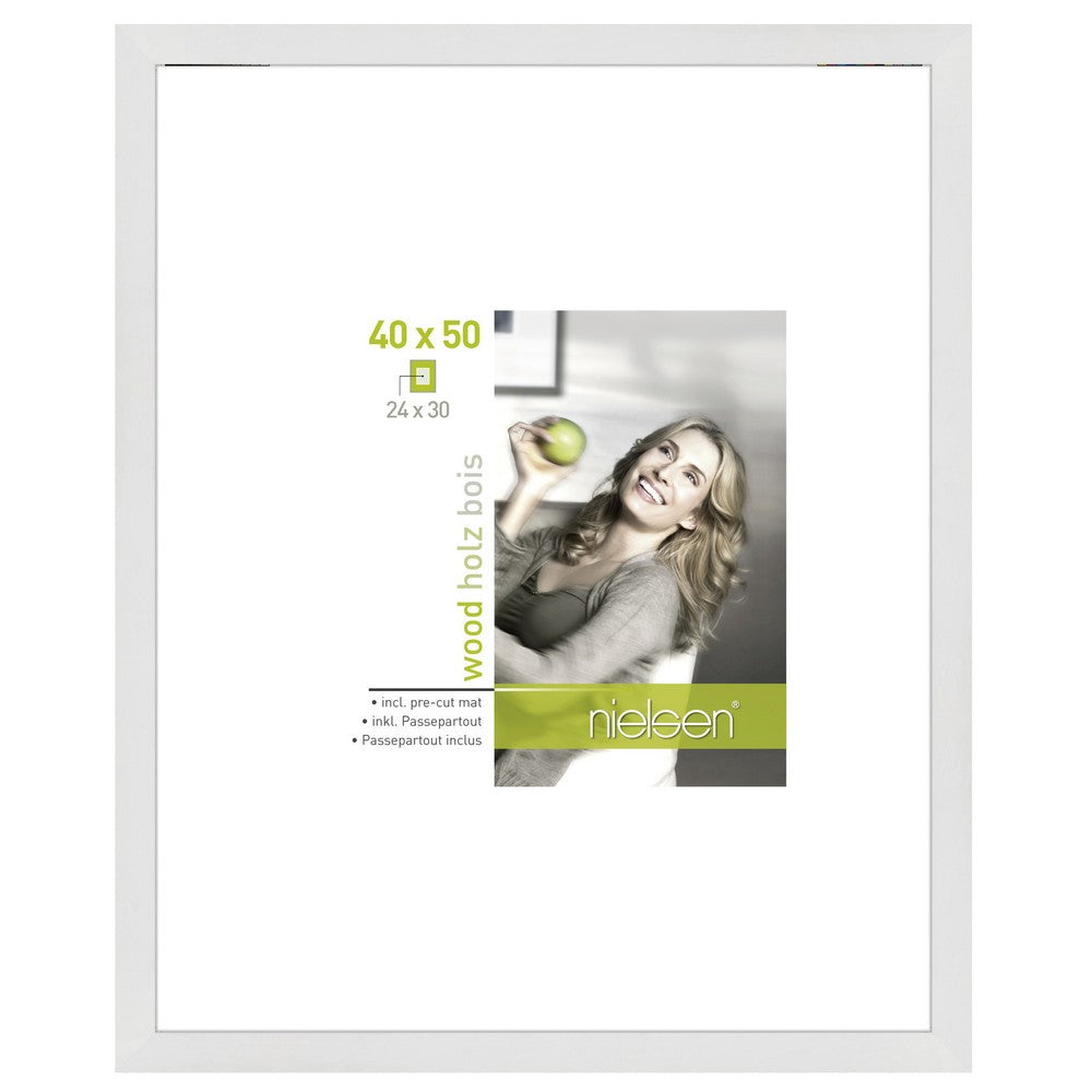 Nielsen Design Nielsen Fotorahmen 8988022 Apollon Weiß 40x50 24x30 cm