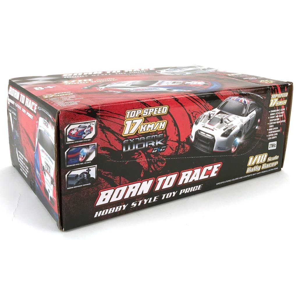 Basic Born to Race Work RC-Rennwagen mit Licht 1:18
