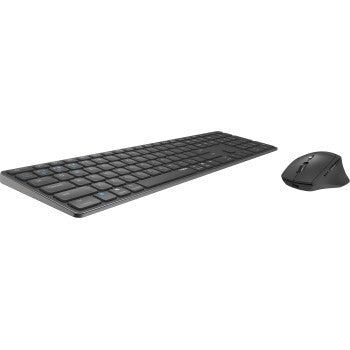 Rapoo 9800m kabelloses Multim. Klingen-Combo-Set in voller Größe, dunkelgrau, QWERTY US