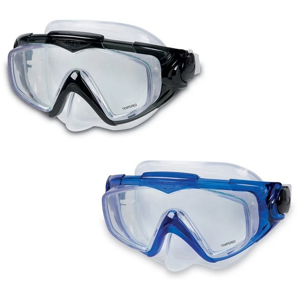Intex 55981 Aquasport Taucherbrille schwarz oder blau