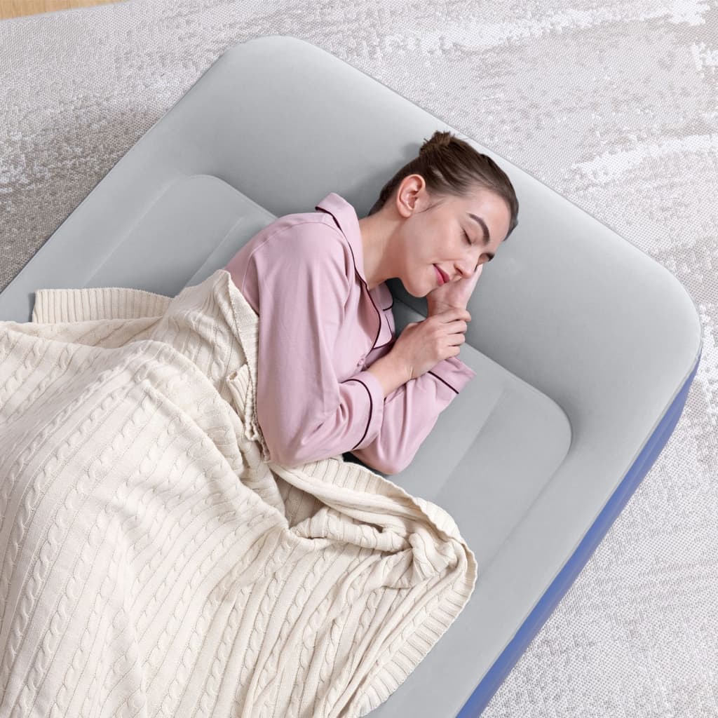 Bestway Luftbett Tritech 46 cm Twin Blaugrau