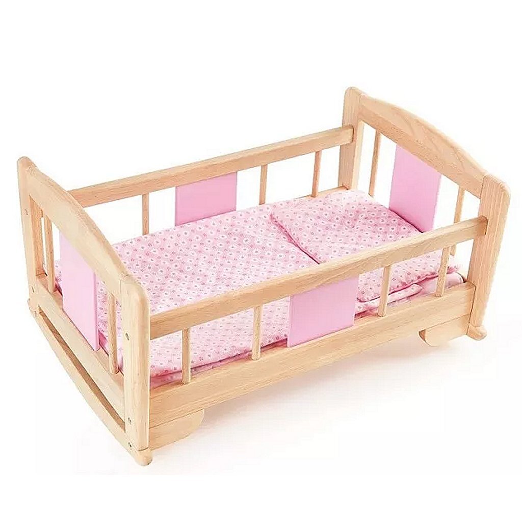 Pintoy Holzpuppenschaukelbett 53 cm
