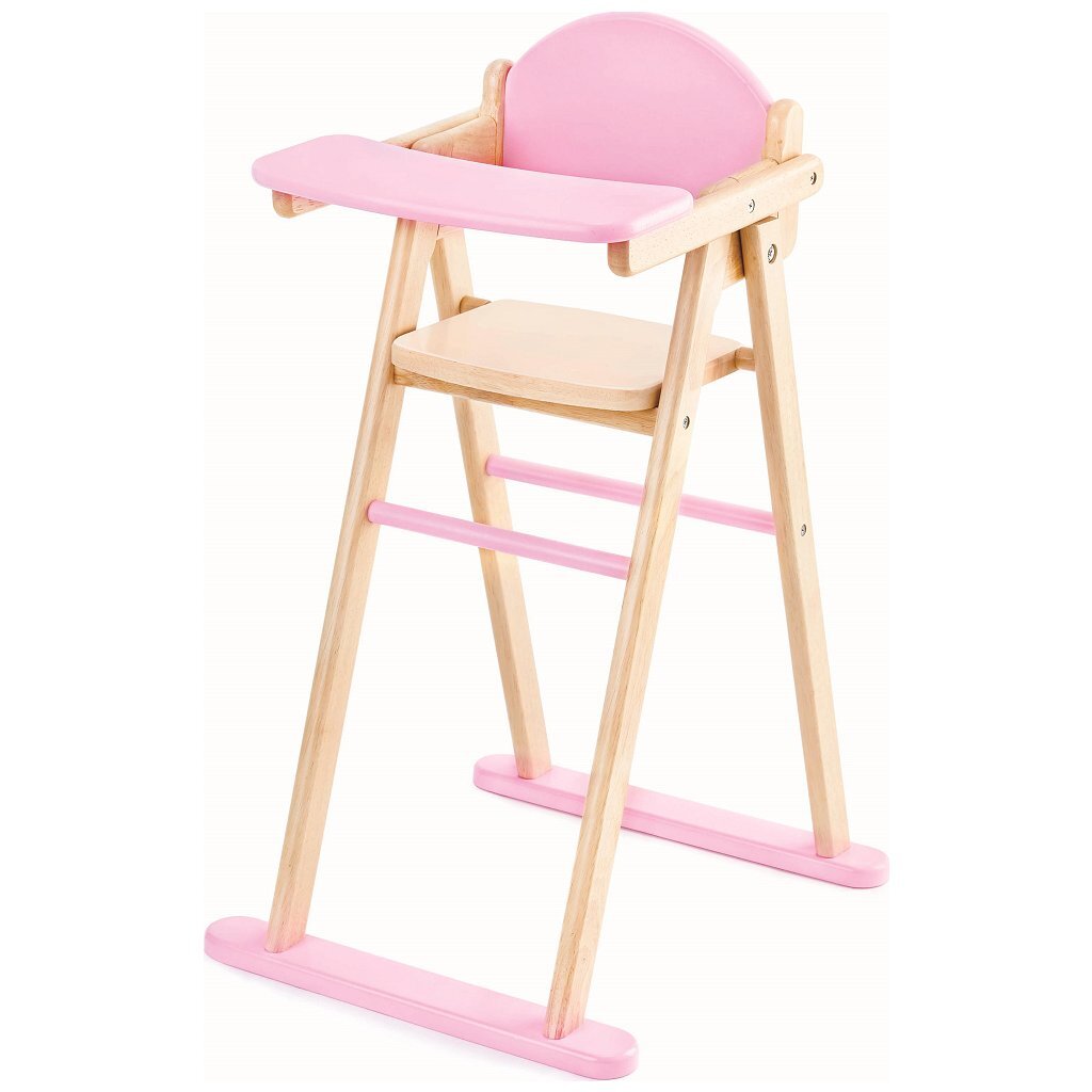 Hoher Puppenstuhl aus Holz von Pintoy, 60 cm
