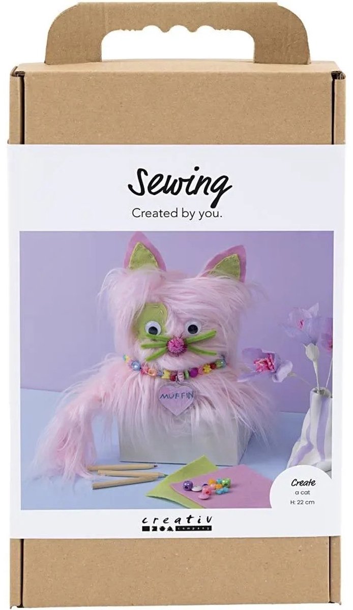 Kreativunternehmen https: www.cchobby.nl hobbyset-sewing-cat-diverse-colours-1-doos