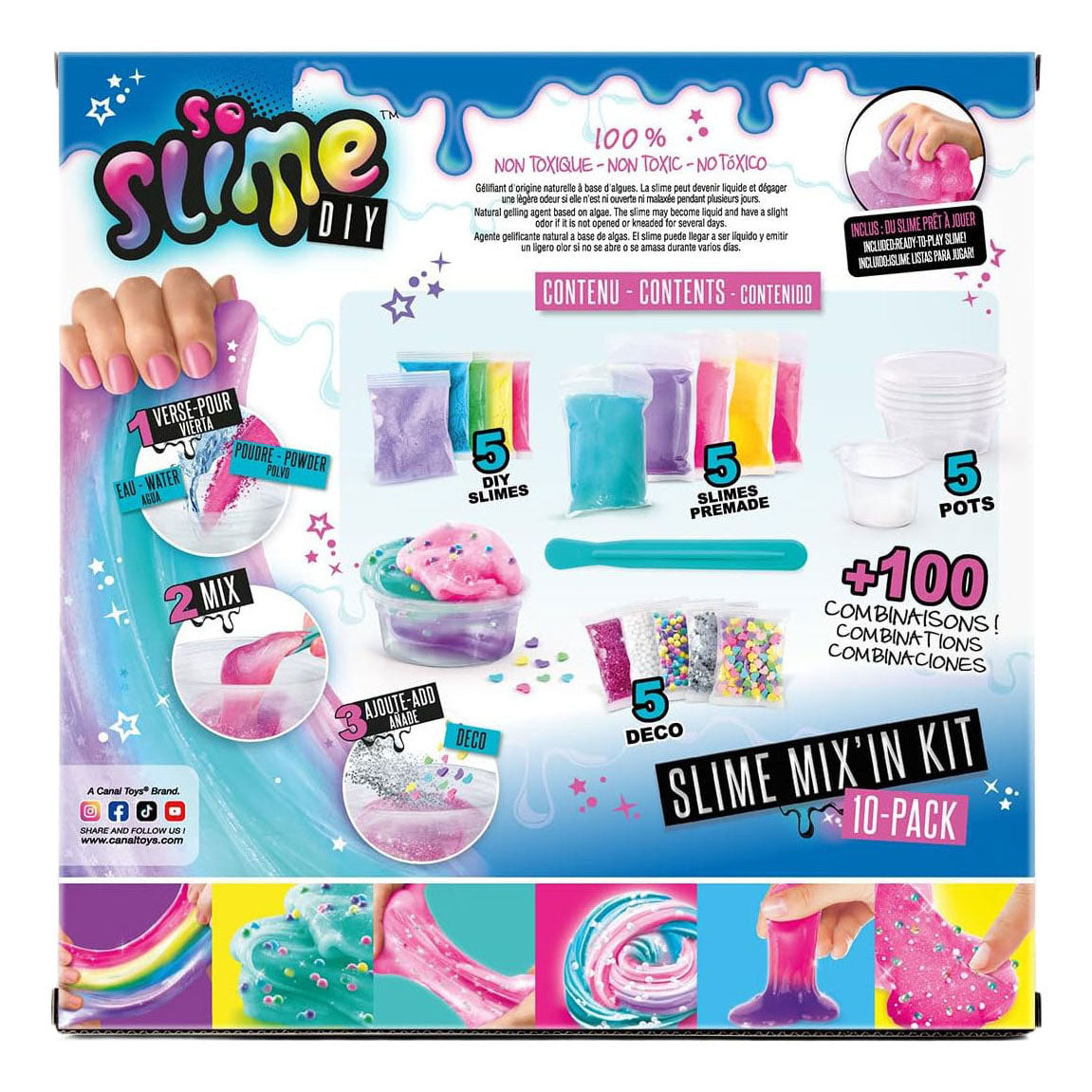 So Slime Mix'in Kit - 10 Stk.