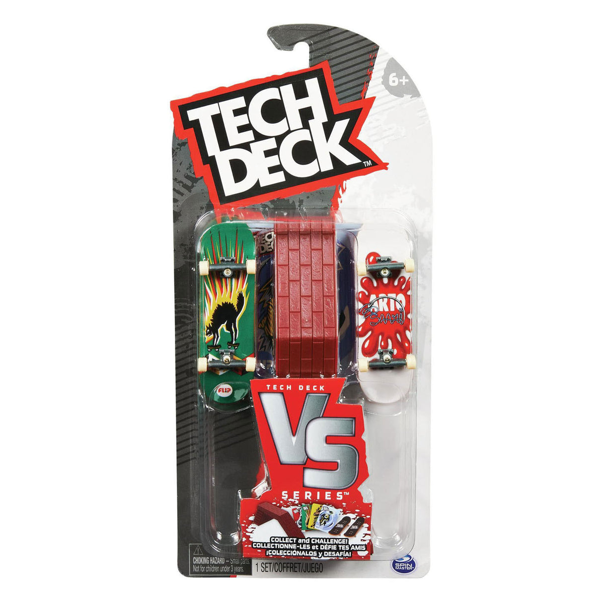 Spin-Master-Tech-Deck-Versus-Serie-Set mit 2-Finger-Skateboards