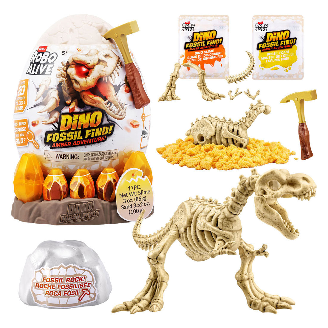 Zuru alive dino fossil find s2