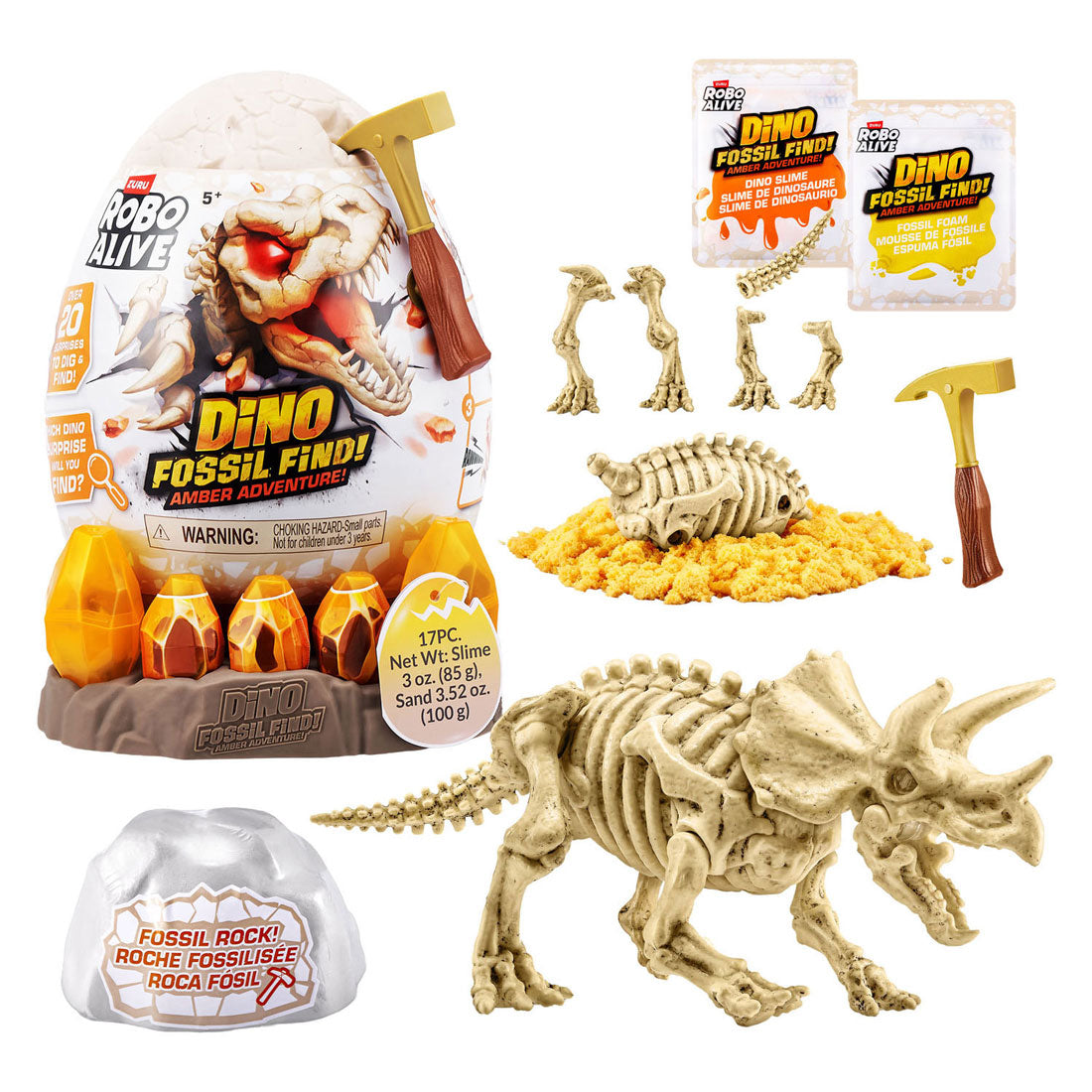 Zuru alive dino fossil find s2