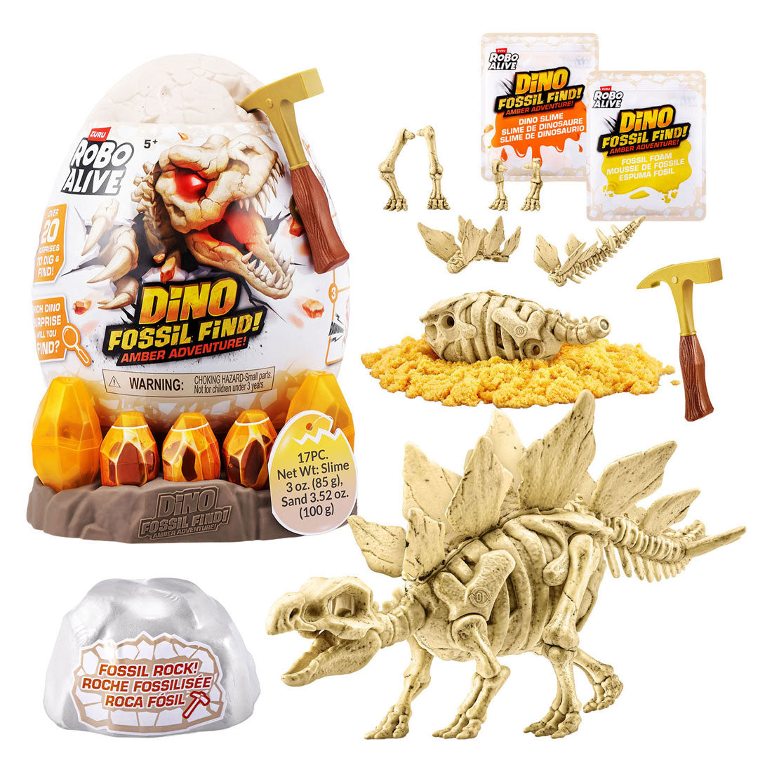 Zuru alive dino fossil find s2