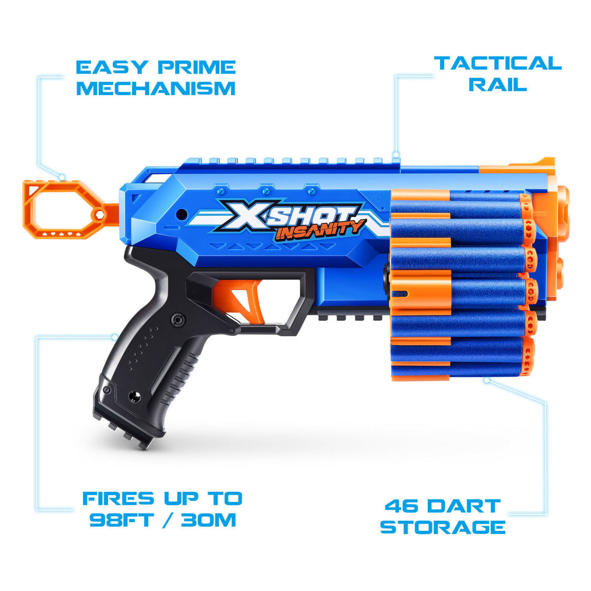 Zuru x-shot insanity manic – 24 Darts