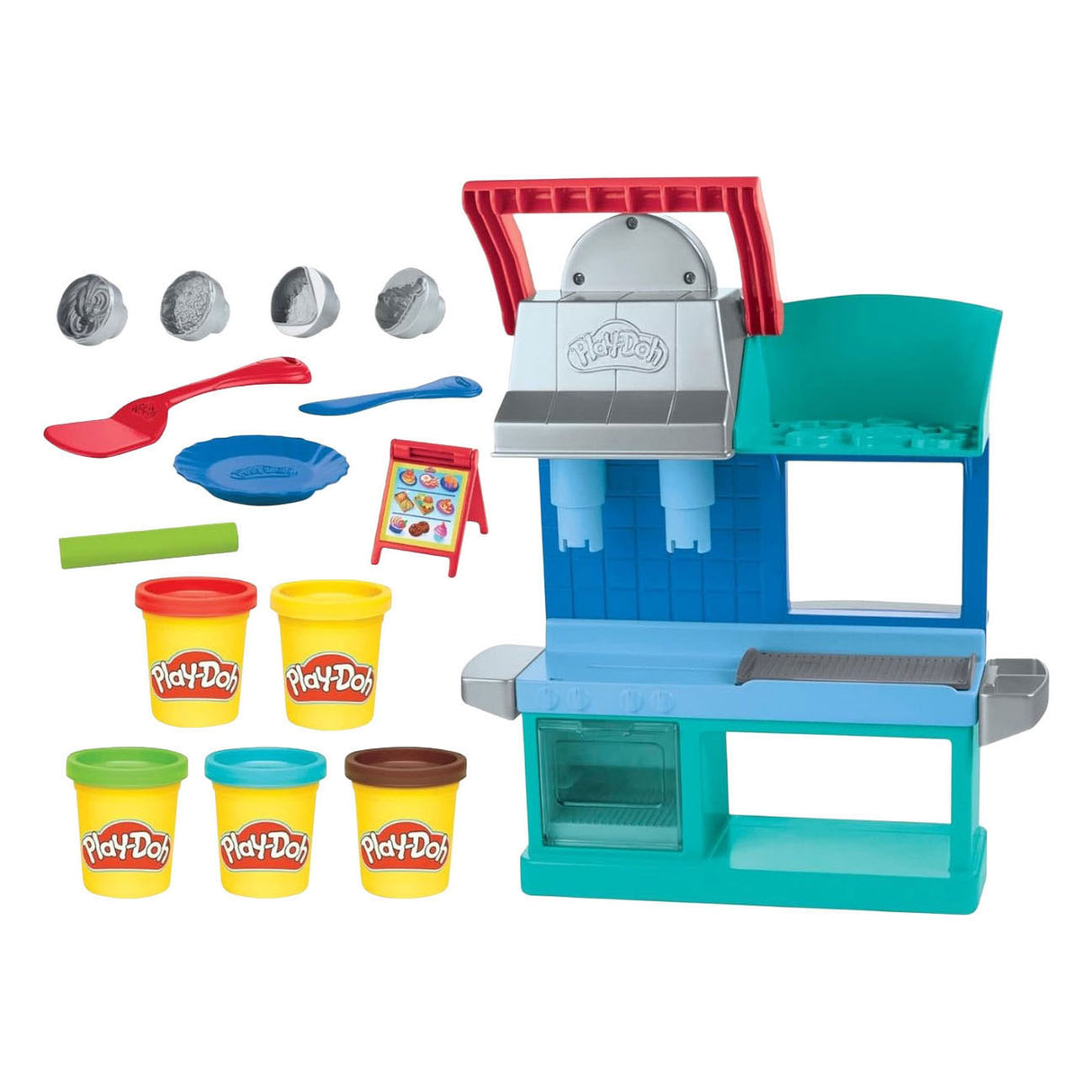 Play-Doh Kitchen Creations Chefs Busy Restaurant – 5 Tontöpfe