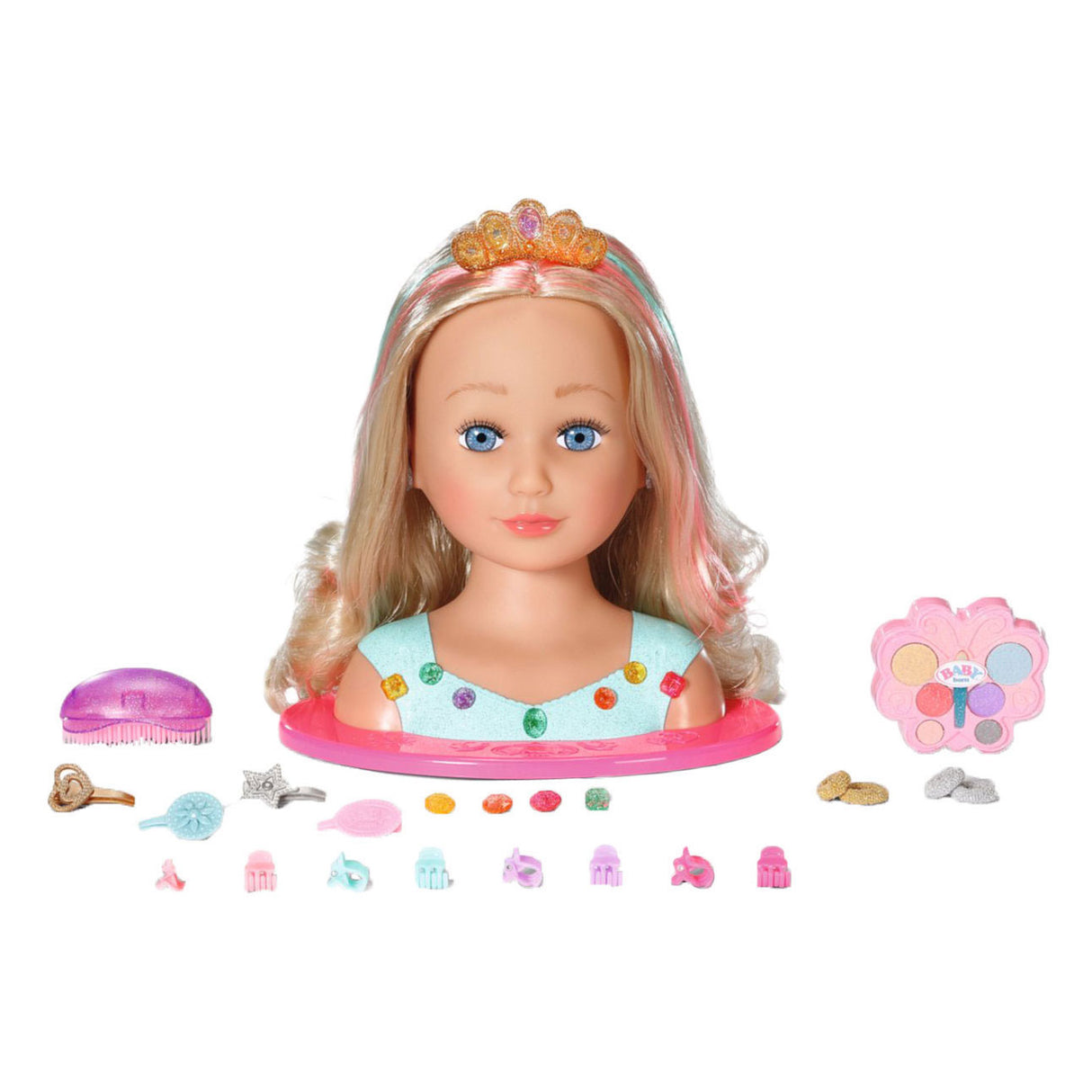 Zapf Creation Baby Born Styling Make-up und Kopfprinzessin – 27 cm