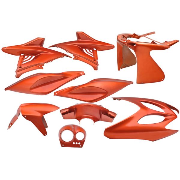 Kantenplattensatz Aerox bis Baujahr. 2014 9-teiliges Orange-Metallic