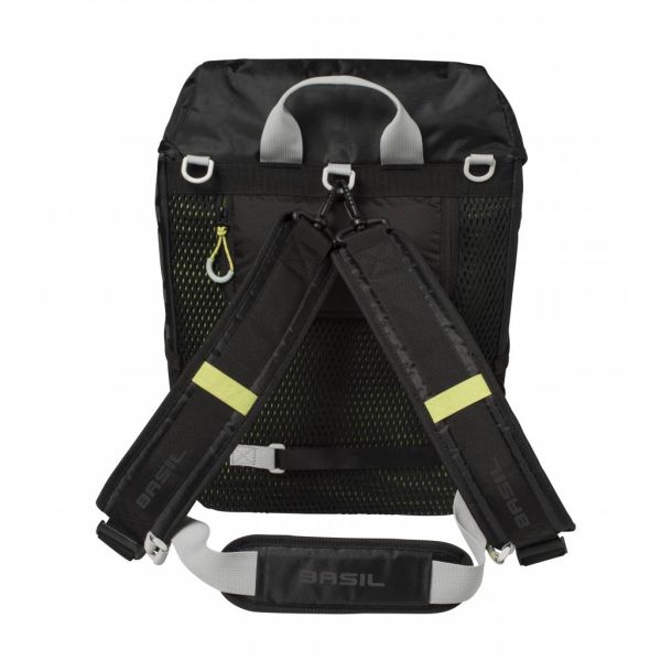 Basilikum Miles Dawypack - Sporty Bicycle Bag - Unisex - schwarzer Kalk