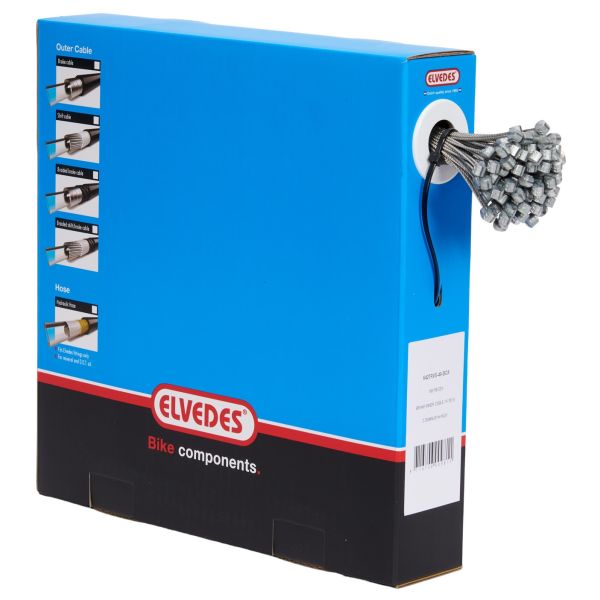 ELVEDES BREMSEIL Kabel Edelstahl 2250 mm 6427RVS-49-Box (100 Stück)