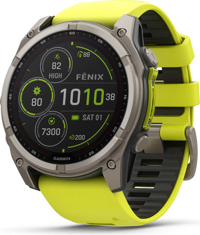 Garmin fenix 8 solar sapphire titanium gps 51 mm multisport smartwatch