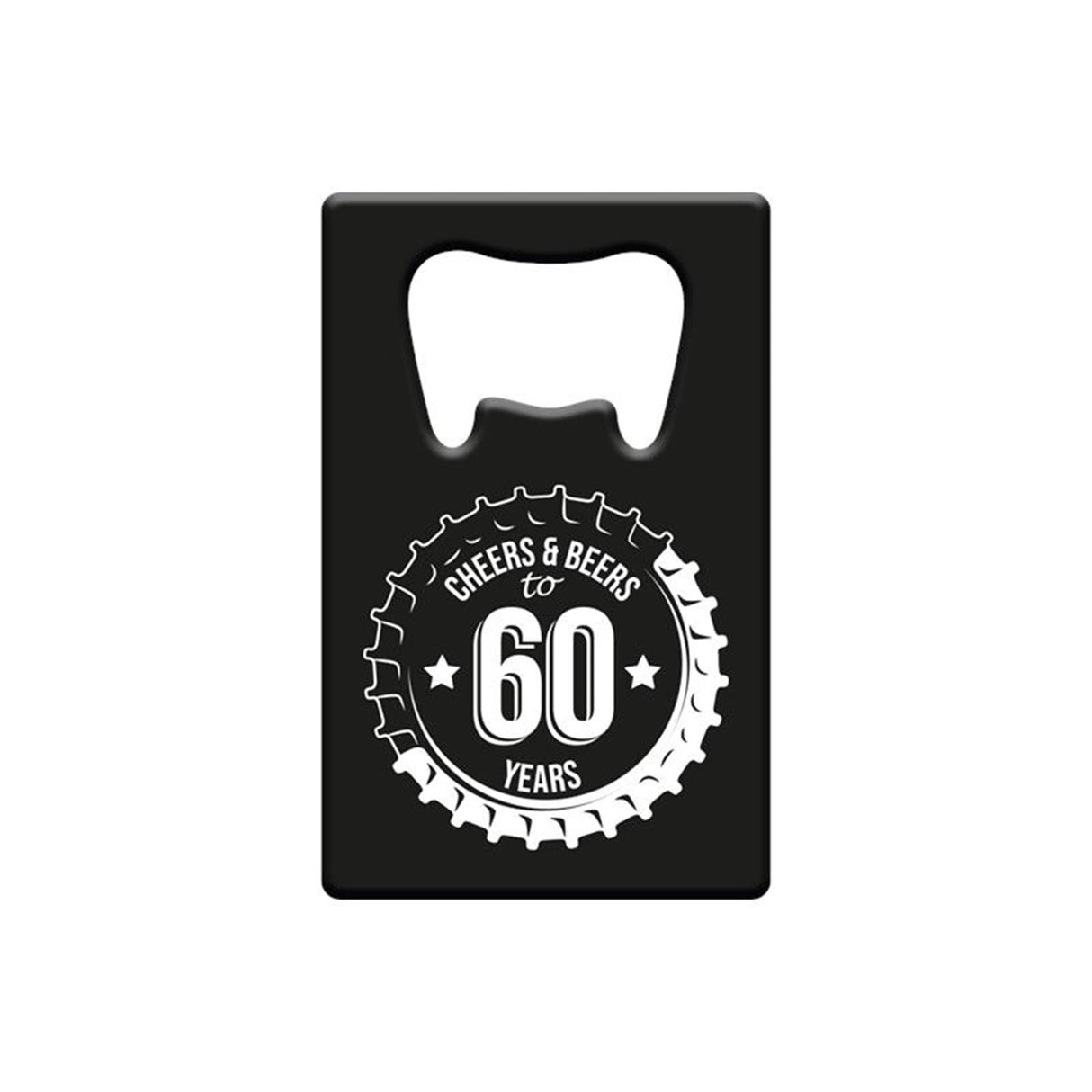 Paperdreams Flaschenöffner aus Metall – 60 Jahre