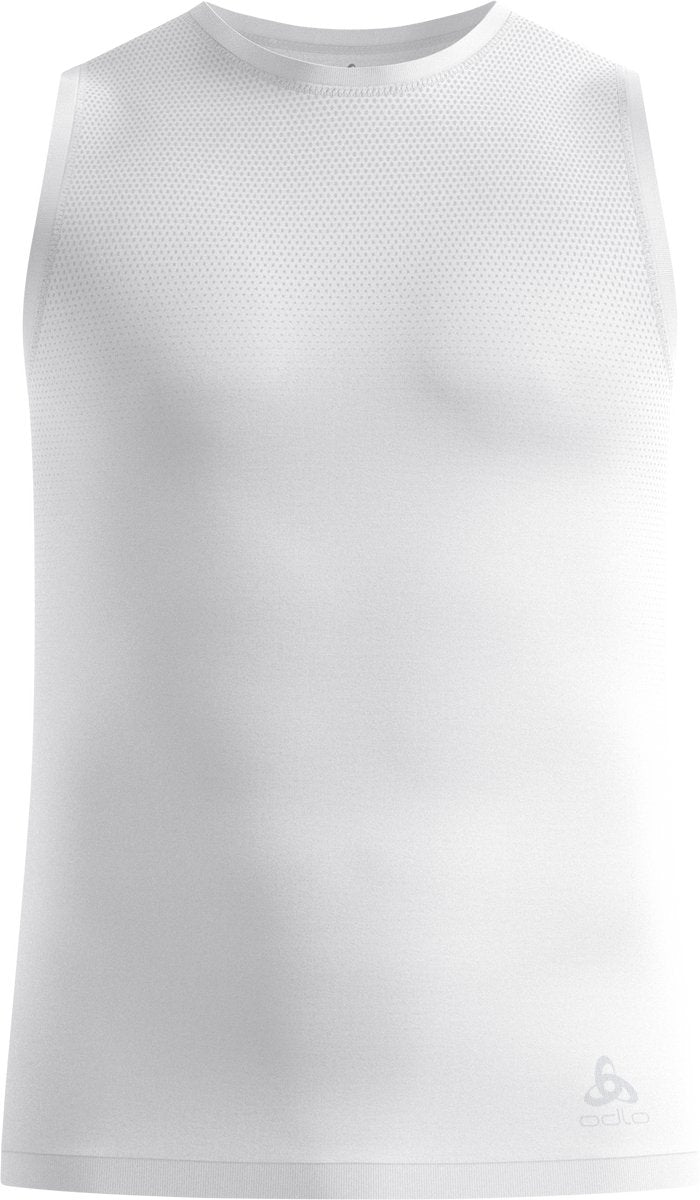 Odlo Performance X-Light Base Layer Singlet mit Rundhalsausschnitt – Herren – Weiß – L