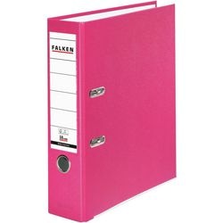 Ordner falken pp-color a4 karton, pp (polypropeen) roze 2-rings 1 stuk