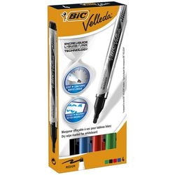 Whiteboard-marker velleda pocket liquid bic assorti