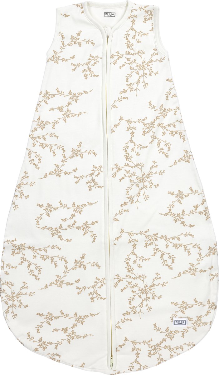 Meyco Baby Branches Baby-Sommerschlafsack rund – Sand – 86 cm – 0,5 Tog