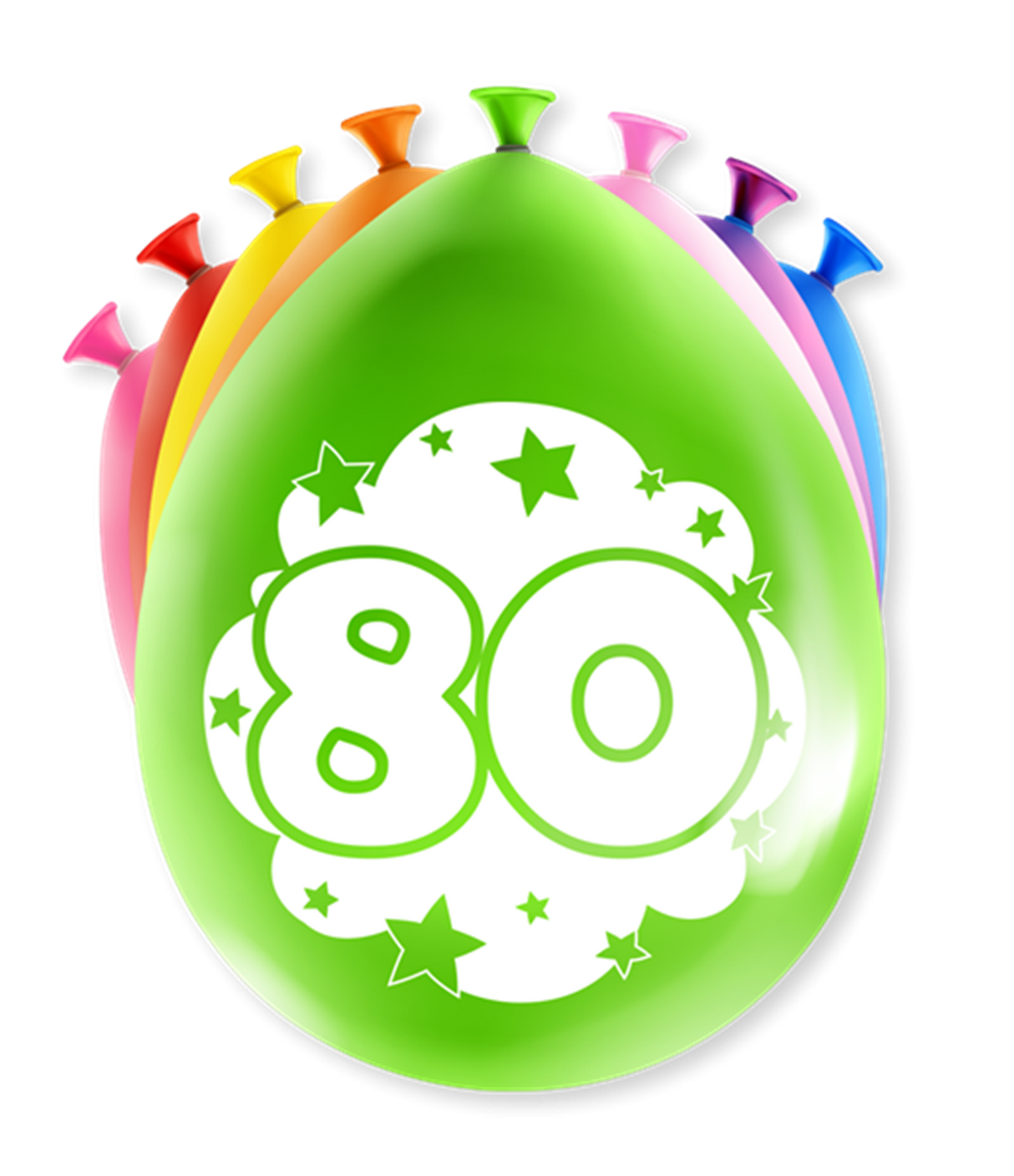 Zahlenballons von Paperdreams – 80 Jahre