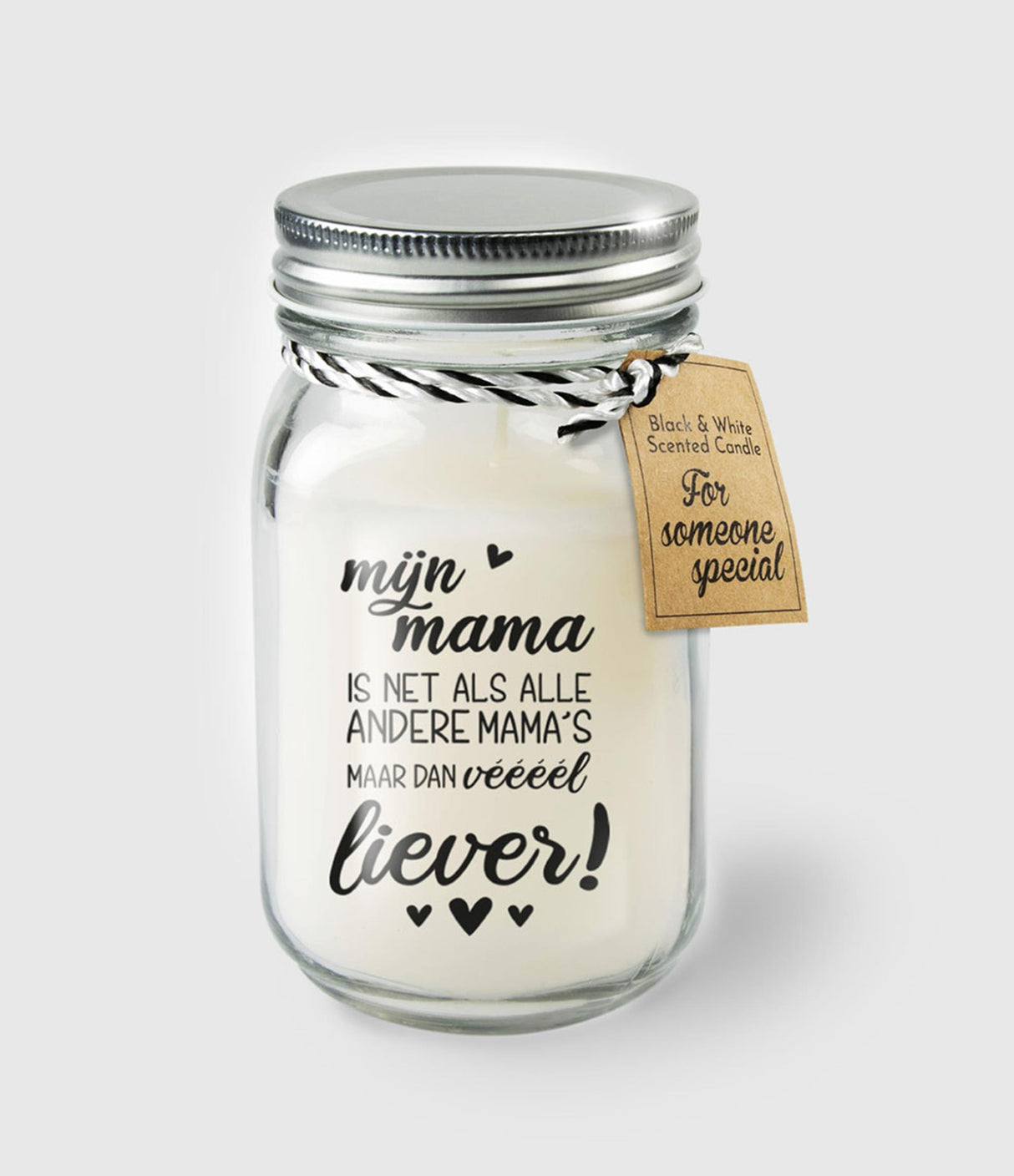 Paperdreams Duftkerze im Glas – Mama