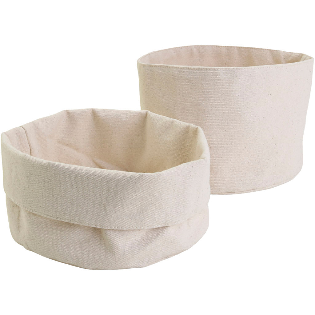 Https: www.cchobby.nl fabric-körbe-h-14-5-cm-d-20-cm-385-gr-light-natural-10-piece-1-box