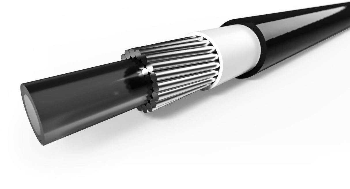 Switch-Brems-Kabel-Kabel-Elemente mit Futter Ø4,9 mm ultraleuchter schwarzer Schwarz (10 Meter in Beutel)