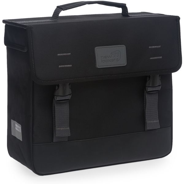 Neue Looxs Origin Single Fahrradbeutel - Schwarz - Wasser -Repellent - 1,23 kg