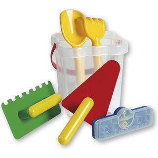 Androni Sandkasten-Eimer-Set, Rechen und Schaufel