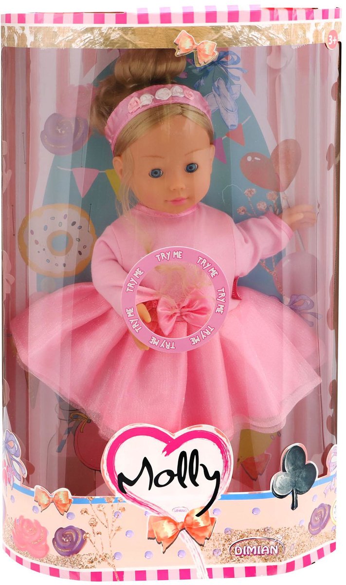 Tanzender Pop Molly 40 cm mit 3 Liedern