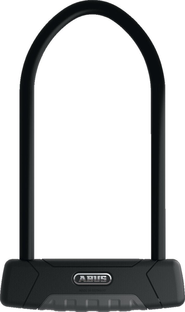 Abus Bügelschloss Granit Plus 470 + SH B Halter - Fahrradschloss mit Pluszylinder als Manipulationsschutz - -Sicherheitsstufe 12 - 300 mm Bügelhöhe