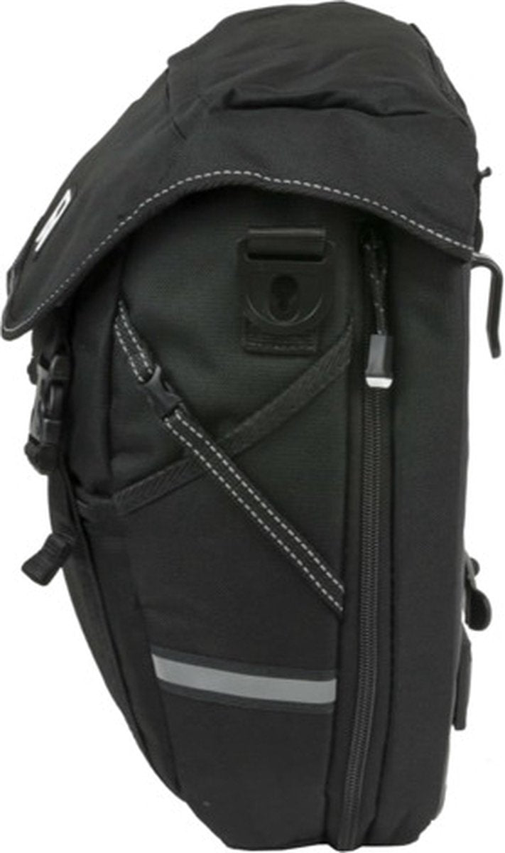 Willex Pannier S 1200 – einzelne Fahrradtasche – 10 Liter – schwarz