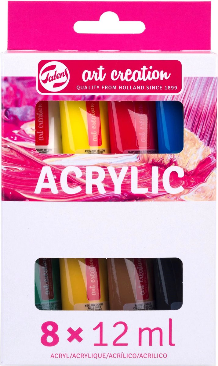 Talens art creation acrylverf set | 8 x 12 ml