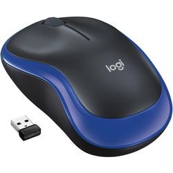 Maus logitech m185 wireless blau
