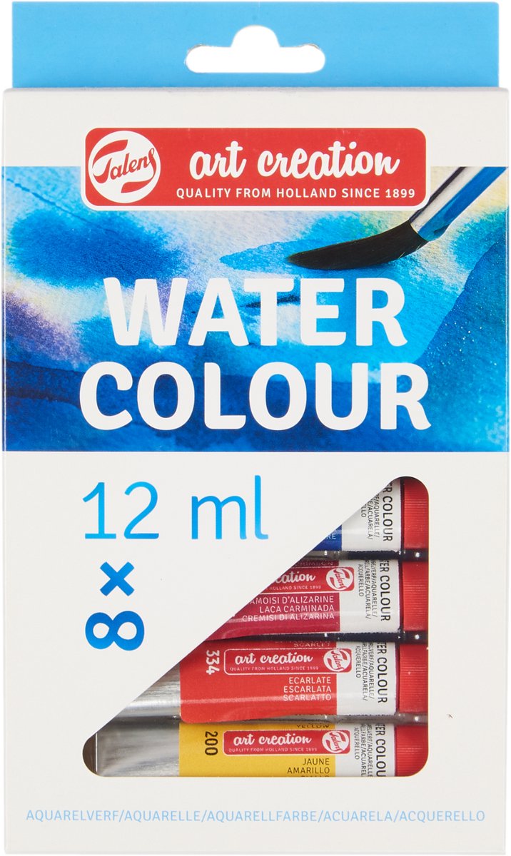 Talens Art Creation Aquarellfarben-Set, 8 x 12 ml