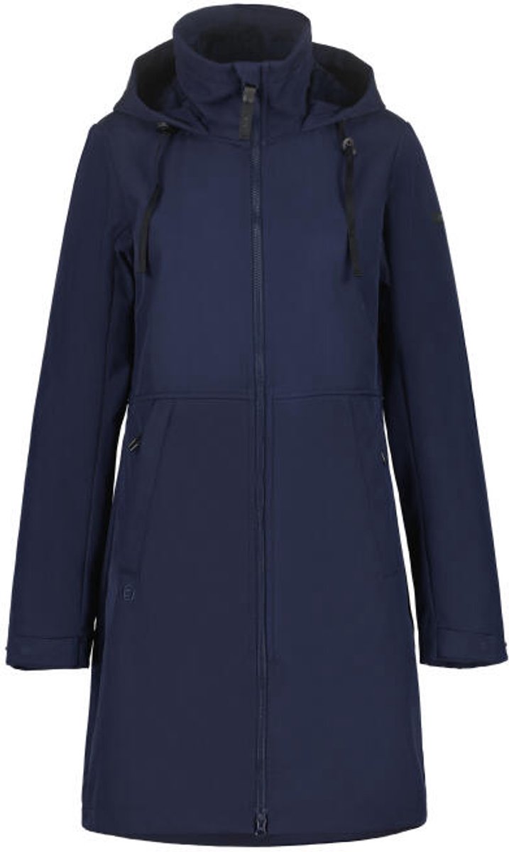 Icepeak agaram dames softshell jas - donker blauw - 38