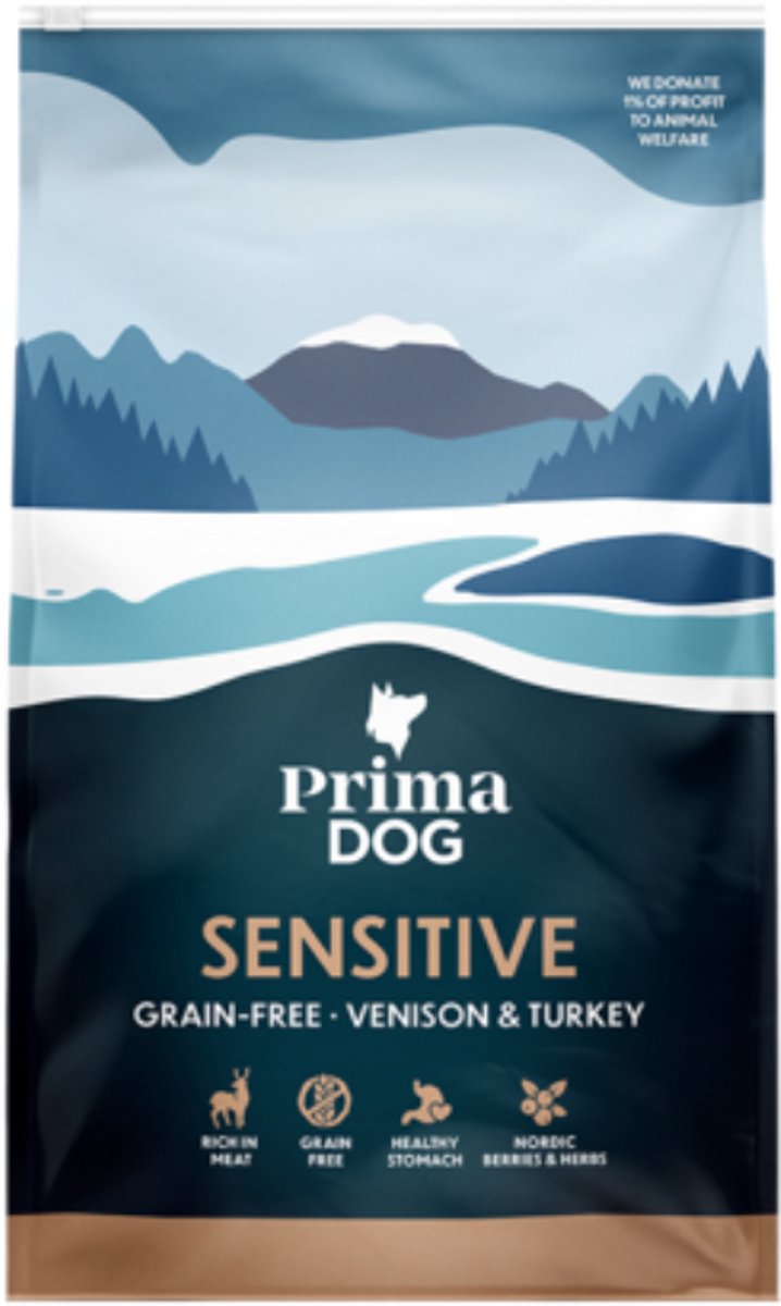 Primadog Hundefutter Hirsch Truthahn – getreidefrei – 3 Kilo