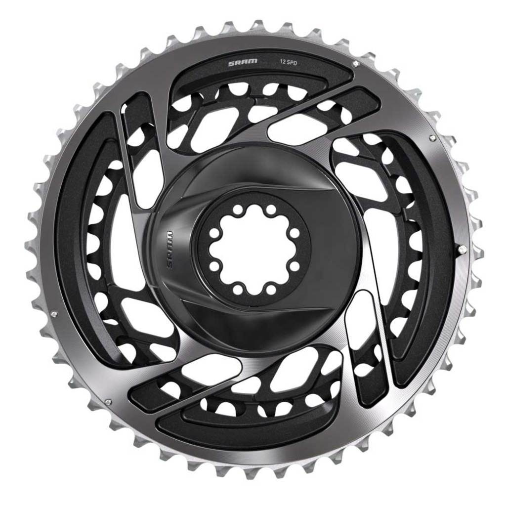 Sram Kettenblatt rote Achsen Kettenblatt rote Achsen 35 48t. Aluminium polargrau