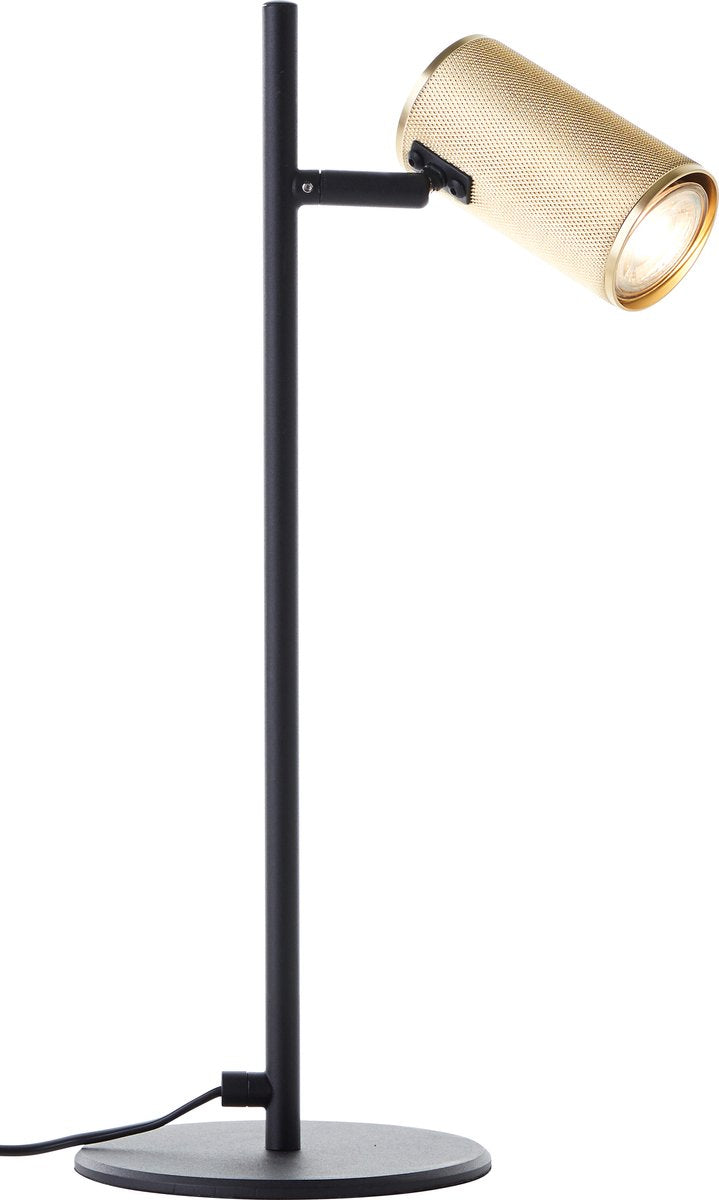 Brilliant Marty – Tischlampe – LED GU10 – Schwarzgold