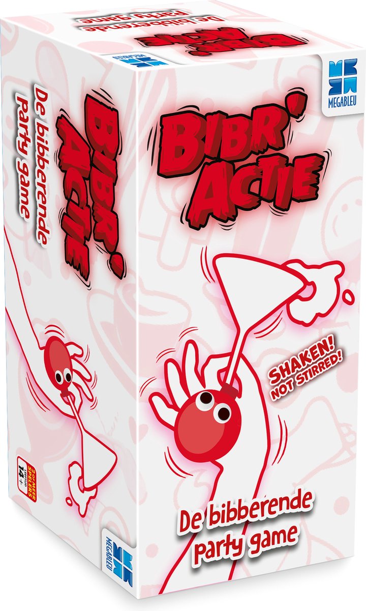 Megableu bibr'actie – urkomisches Partyspiel mit schaurigen Herausforderungen – Actionspiel für Familie und Freunde – 2–6 Spieler – ab 14 Jahren