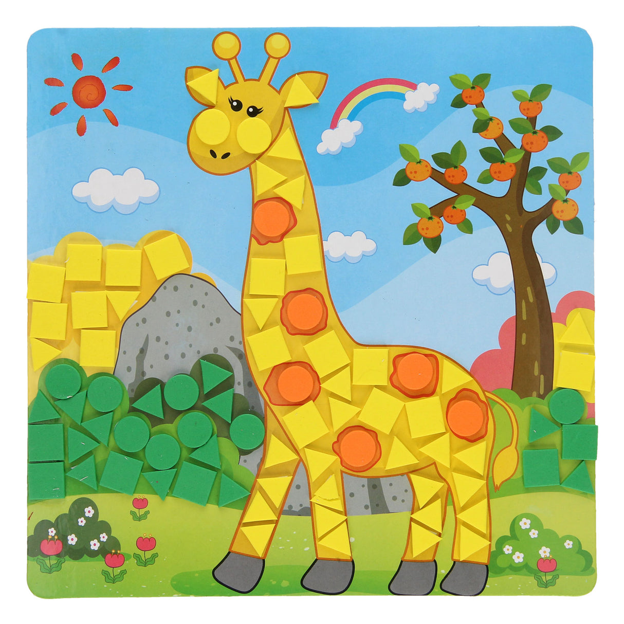 Mosaikbasteln von Zootieren