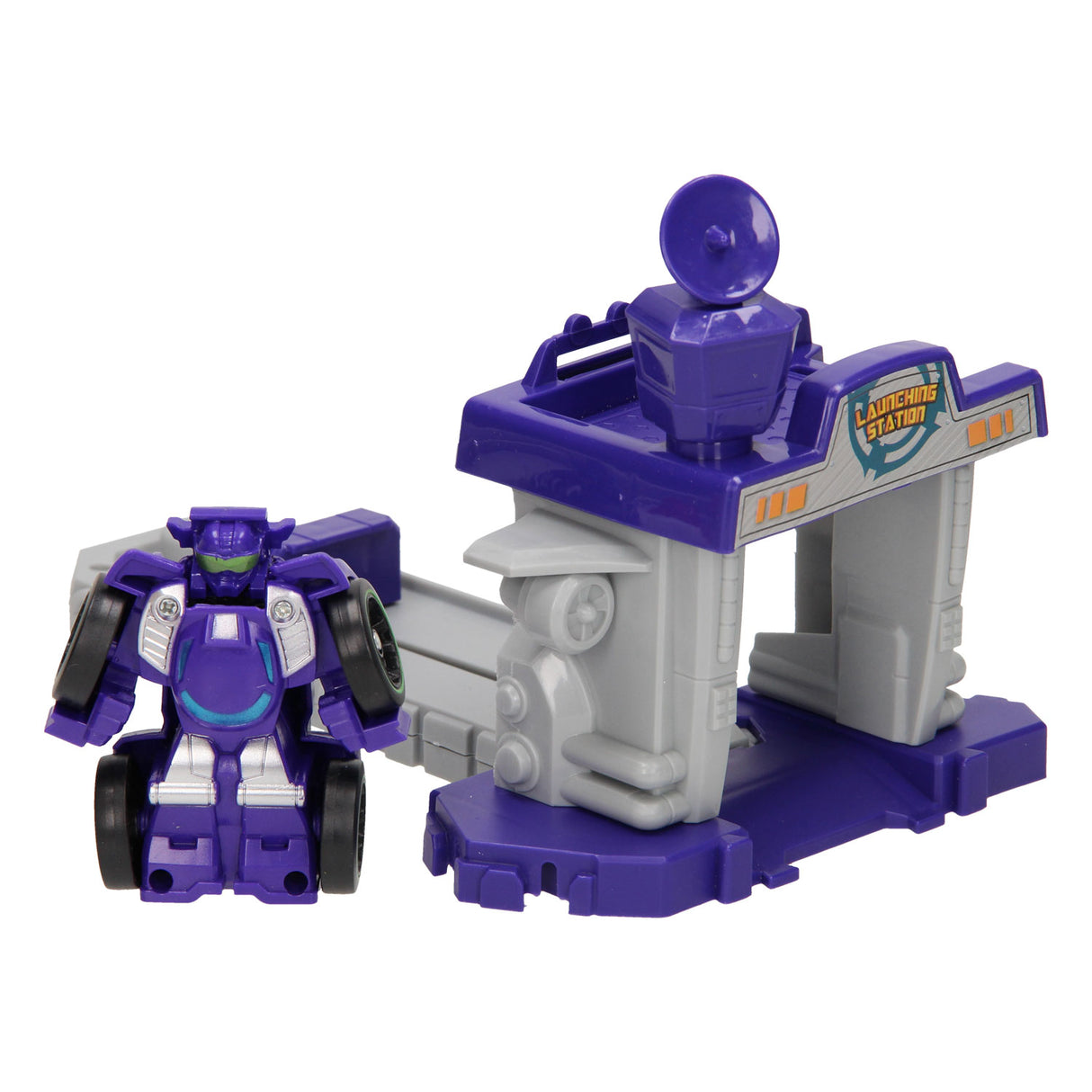 Max Roboter Max Roboter Transforming Set Launchbaan Purple