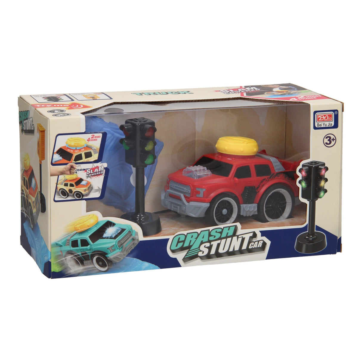 Crash-Stunt-Auto-Set – rot